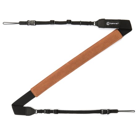 Tamrac Quick Release Microfiber Strap for DSLR and Mirrorless Cameras, Brown