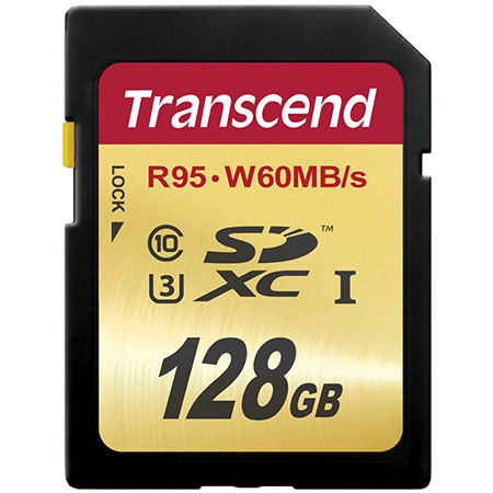 Transcend 128GB Class 10 UHS-I U3 SDXC Memory Card