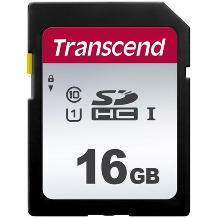 Transcend 16GB 300S UHS-I U1 SDHC Memory Card