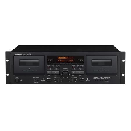 Tascam 202MKVII Rackmount USB Dual Cassette Deck