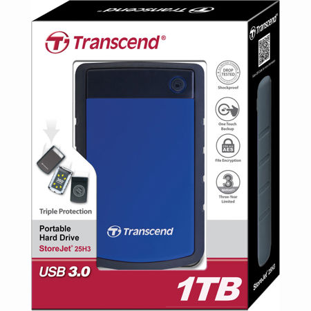 Transcend 2TB StoreJet 25H3 USB 3.1 Portable External Hard