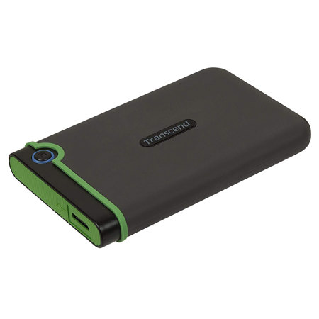 Transcend 2TB Storejet 25M3 USB 3.1 Portable External Hard Drive, Iron Gray