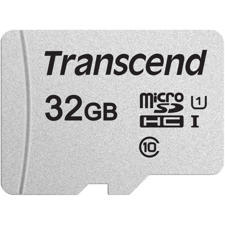 Transcend 32GB 300S UHS-I U1 microSDHC Memory Card with SD Adapter