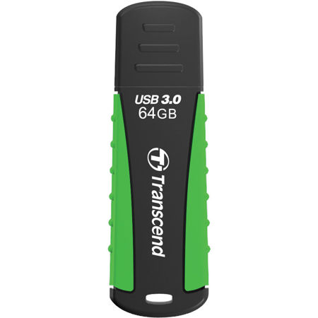 Transcend 64GB JetFlash 810 USB 3.1 Shock-Resistant Flash Drive, Green