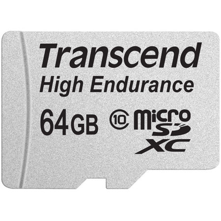 Transcend 64GB Premium microSDXC Class 10 Memory Card with Adapter