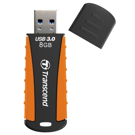 Transcend 8GB JetFlash 810 USB 3.1 Shock-Resistant Flash Drive, Orange