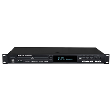Tascam BD-MP1MKII 1U Professional-Grade Blu-Ray Player with SD and USB Playback