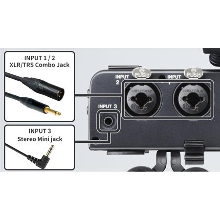 Tascam CA-XLR2d-AN XLR Microphone Adapter Kit for Analog Cameras