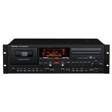 Tascam CC-222MK4 Professional CD/Cassette Combo Recorder