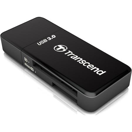 Transcend USB 3.0 Card Reader, Black