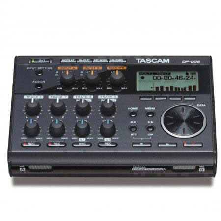 Tascam DP-006 6-Track Digital Multitrack Recorder, Mini USB 2.0 Output, 1/8" Stereo Line Output, Records WAV Files at 16-Bit/44.1 kHz