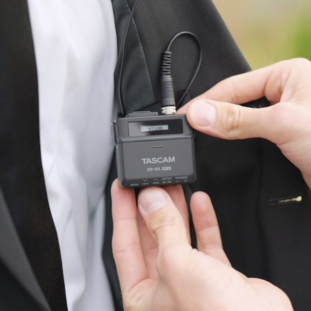 Tascam DR-10L Pro 32-Bit Float Digital Audio Recorder with