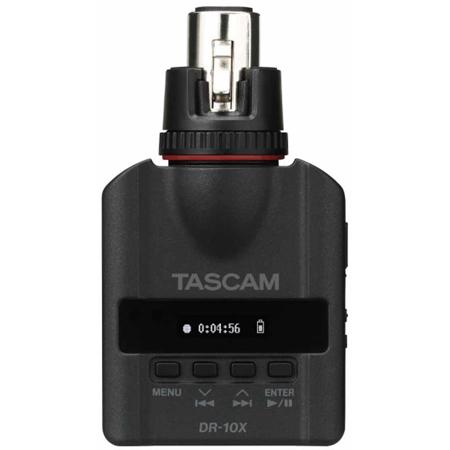 Tascam DR-10X Plug-On Micro Linear PCM Recorder for Handheld XLR Mics