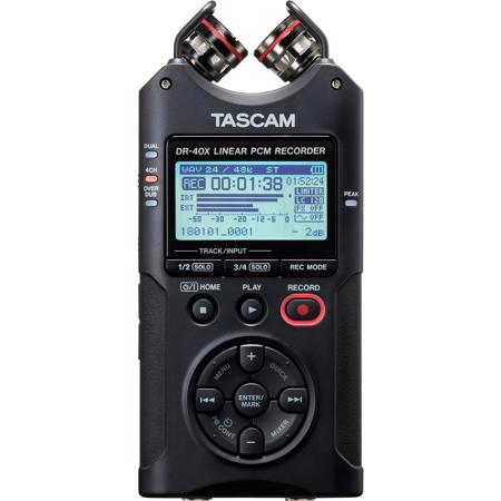 Tascam DR-40X Four-Track Digital Audio Recorder and USB Audio Interface