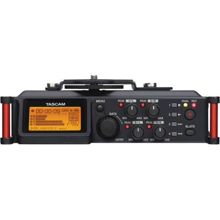 Tascam DR-70D 4-Channel Audio Recording Device for DSLR and Video