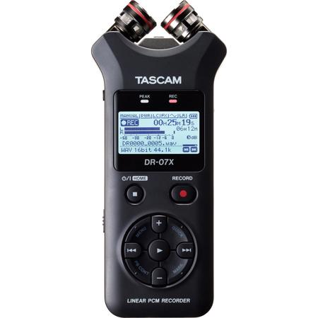 Tascam DR-07X Stereo Handheld Digital Audio Recorder
