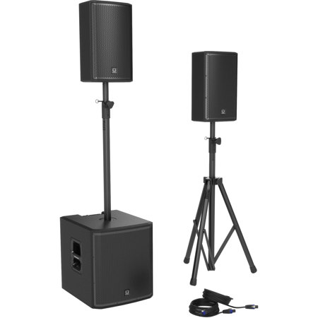 Turbosound iNSPIRE iP-12 1000W Powered Stereo PA Bundle