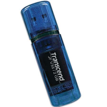 Transcend TS2GJFV35 JetFlash 2GB USB FlashDrive,Pprmint