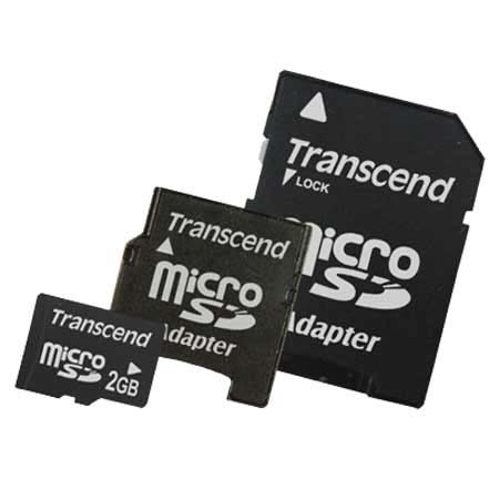 Transcend TS1GUSD2 1GB Micro SD Memory Card,Adaptrs