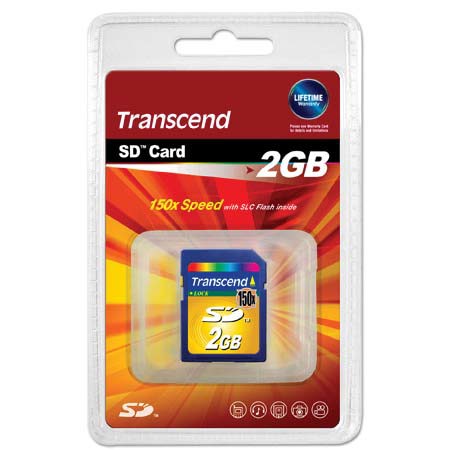 Transcend 2GB 150X Ultra High-Speed SD Memory Card