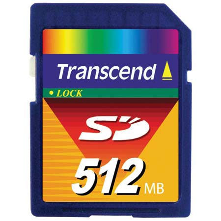 Transcend 512MB Secure Digital (SD) Memory Card