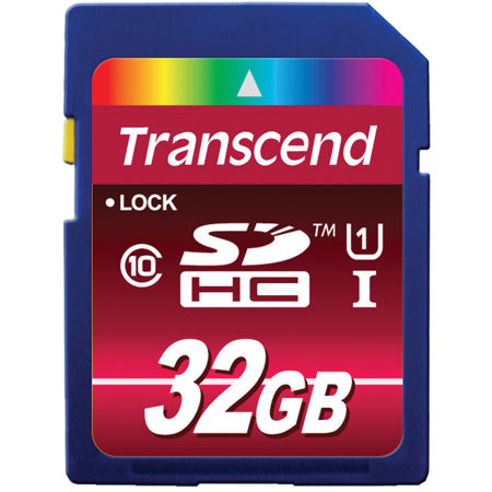 Transcend 32GB Ultimate Class 10 UHS-I U1 SDHC Memory Card