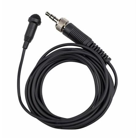 Tascam TM-10L Omnidirectional Lavalier Microphone, Screw Lock Connector, Black
