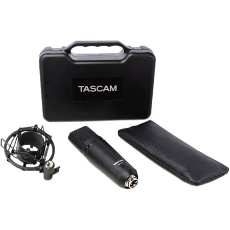 Tascam TM-180 Studio Condenser Cardioid Microphone with Shockmount