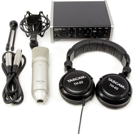 Tascam US-2x2 Complete Recording Studio TrackPack for Mac & Windows