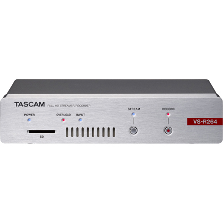 Tascam VSR-264 Full HD Video Streamer/Recorder & IP Live Streaming