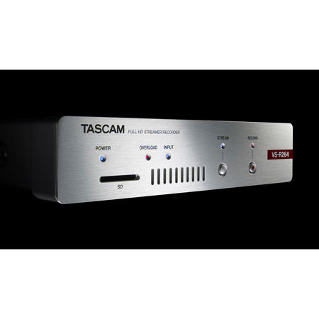 Tascam VSR-264 Full HD Video Streamer/Recorder & IP Live Streaming