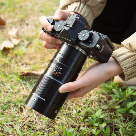 TTArtisan 100mm f/2.8 2X Macro Lens for Fujifilm GFX Mount, Black