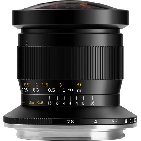TTArtisan 11mm f/2.8 Fisheye Lens for Fuji GFX, Black