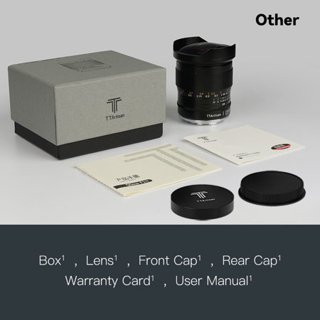 TTArtisan 11mm f/2.8 Fisheye Lens for Fuji GFX, Black