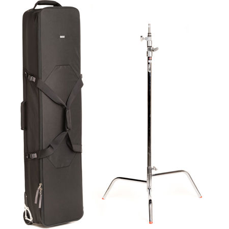 リ*キ様 Cスタンド4本 & ThinkTankPhoto StandManag Think Tank Stand Manager 52 Rolling Case for 4 Turtle Base C