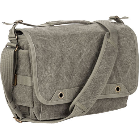 Think Tank Retrospective 7 V2.0 Medium Shoulder Bag for Standard DSLR with iPad, Pinestone Cotton Canvas