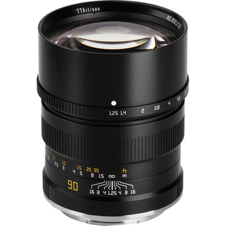 TTArtisan 90mm f/1.25 Lens for Fujifilm GFX, Black A30B-GFX