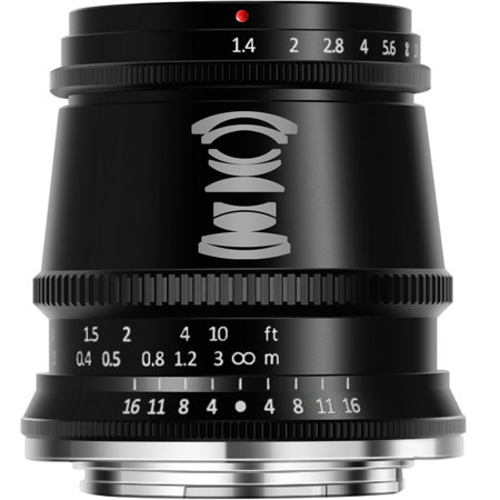 TTArtisan 17mm f/1.4 APS-C Lens for Fuji X, Black