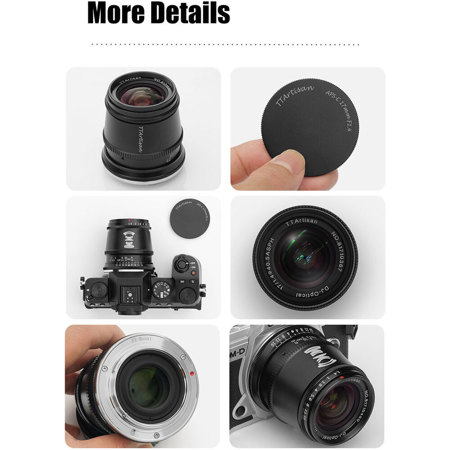 TTArtisan 17mm f/1.4 Lens for Micro Four Thirds, Black A25B