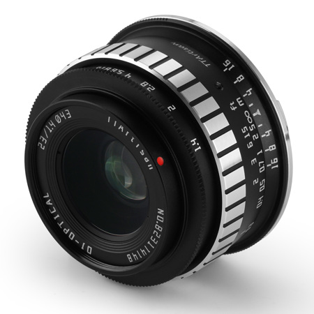 TTArtisan 23mm f/1.4 Lens for Canon EOS RF, Black/Silver