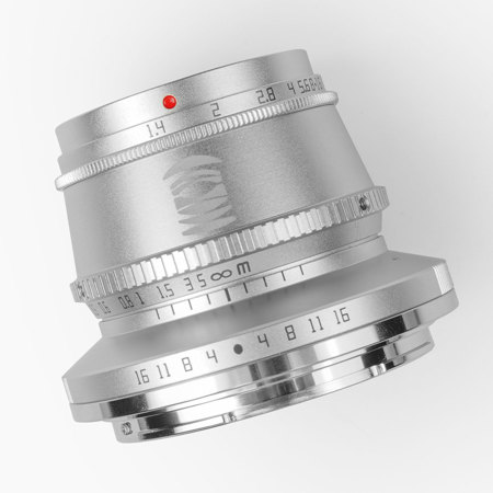 TTArtisan 35mm f/1.4 Lens for Canon M, Silver