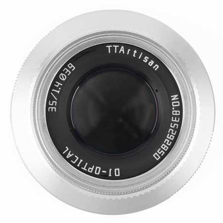 TTArtisan 35mm f/1.4 Lens for Sony E, Silver A10S - Adorama