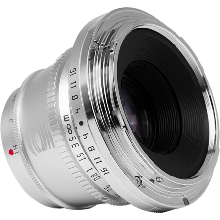 TTArtisan 35mm F1.4 ライカM シルバー TTArtisan 35mm f/1.4 Lens for L Mount, Silver A14S - Adorama