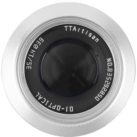 TTArtisan 35mm f/1.4 Lens for L Mount, Silver A14S