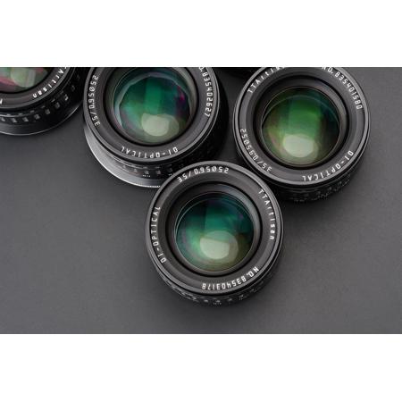 TTArtisan 35mm f/0.95 Lens for Sony E, Black & Silver C35095-BS-E