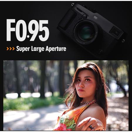 TTArtisan 35mm f/0.95 Lens for Sony E, Black & Silver C35095-BS-E