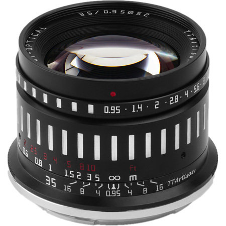 TTArtisan 35mm f/0.95 Lens for Nikon Z, Black & Silver