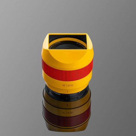TTArtisan AF 35mm f/1.8 Lens for Fujifilm X Mount, Orange Limited