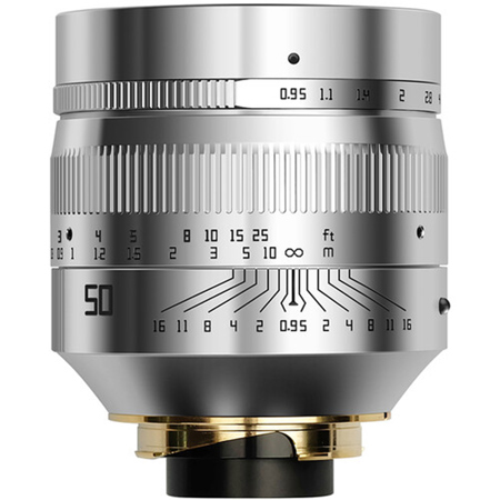 TTArtisan 50mm f/0.95 Lens for Leica M, Silver