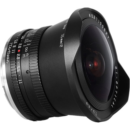 TTArtisan 7.5mm f/2 Fisheye Lens for Sony E, Black A31B-E